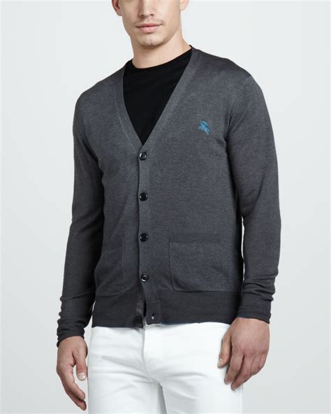 burberry cardigan men|burberry brit merino wool cardigan.